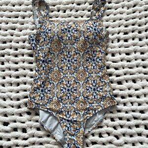 Patterned One-Piece Swimsuit